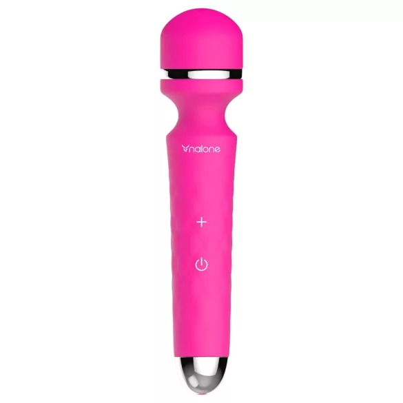Nalone Rock Wand - vibrador massageador recarregável - silicone rosa