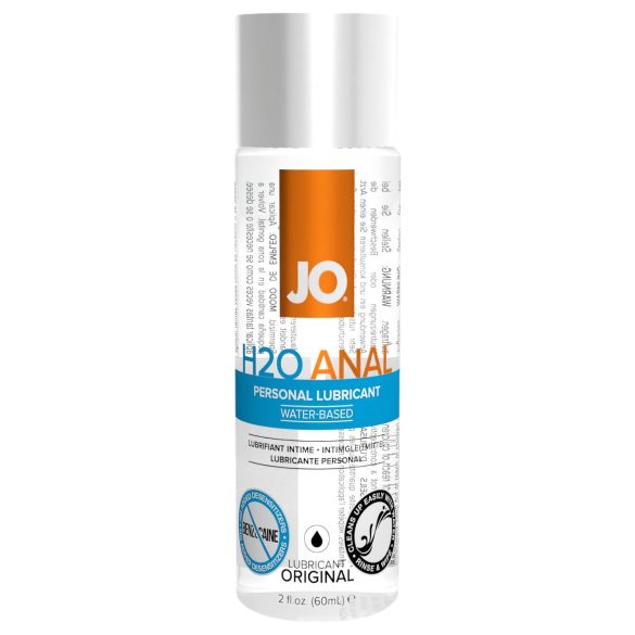 JO H2O Anal Original - lubrificante anal à base de água - 60ml