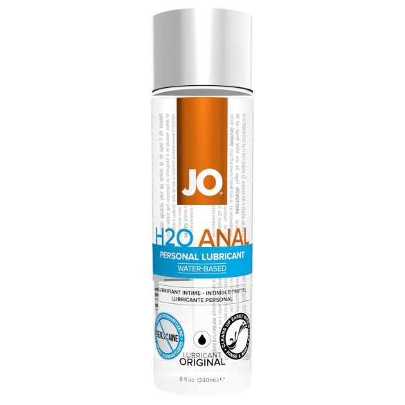 JO H2O Anal Original - lubrificante anal à base de água - 240ml