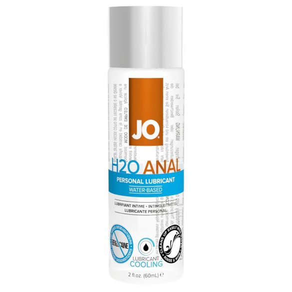 JO H2O Anal Cool - lubrificante anal refrescante à base de água 60ml