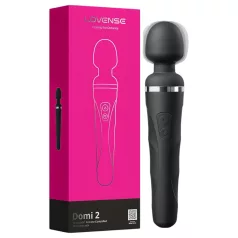   Lovense Domi 2 - Vibrador massageador controlado por app (preto)