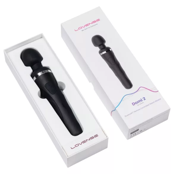 Lovense Domi 2 - Vibrador massageador controlado por app (preto)