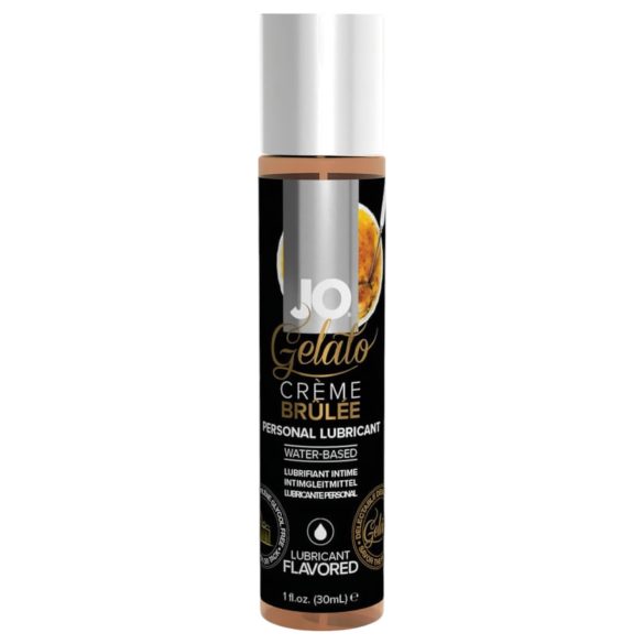 JO Gelato Creme Brulee - lubrificante íntimo à base de água - 30ml