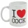 I Love Cock - caneca, presente erótico (branca)