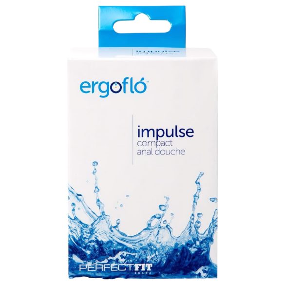 Perfect Fit Ergoflo Impulse - ducha anal íntima - silicone preto