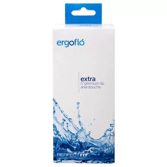 Perfect Fit Ergoflo Extra - chuveirinho anal e íntimo - silicone preto