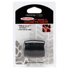   SilaSkin - anel peniano e extensor de escroto - silicone preto