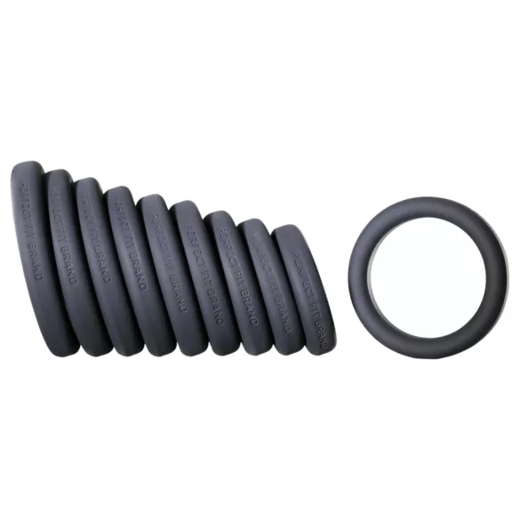 Perfect Fit - Play Zone - conjunto de anéis e extensores para pénis (9 peças)