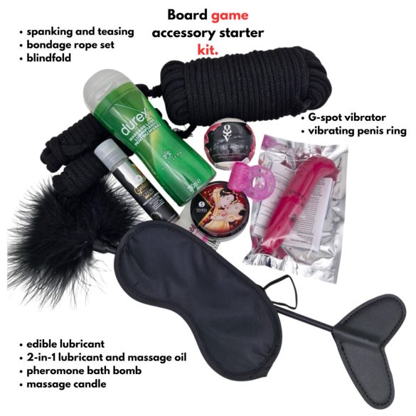 Kit acessórios jogo adulto - iniciante - 9 peças