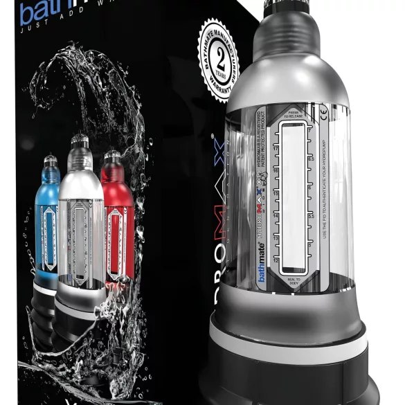 Bathmate Hydromax 7 Wide - bomba peniana hidráulica - transparente