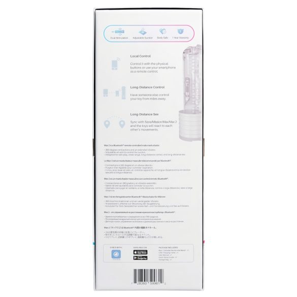 LOVENSE Max 2 - masturbador inteligente (branco)