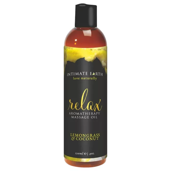 Intimate Earth Relax - óleo de massagem - erva-cidreira e coco - 120ml