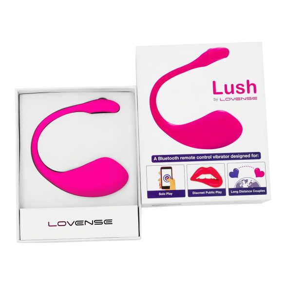 Lovense Lush 2 - vibrador bullet bluetooth - rosa