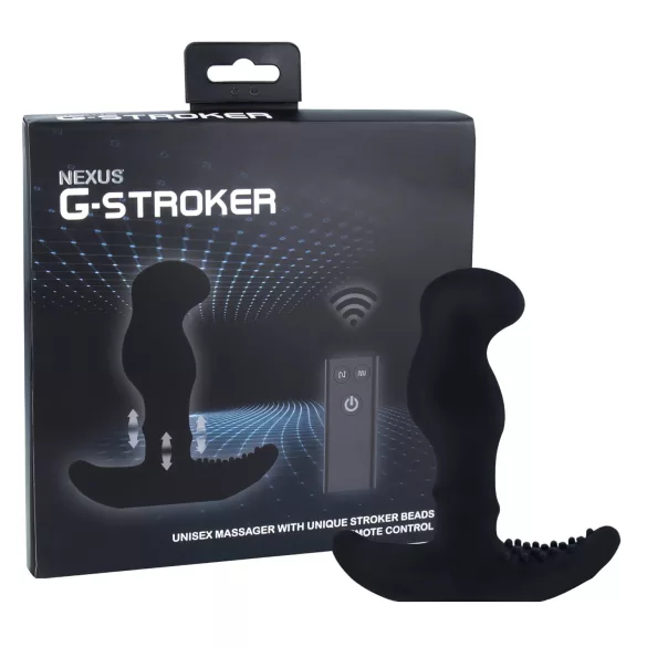 Nexus G-stroker - vibrador massageador de próstata com controle remoto - preto