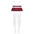 Obsessive - fantasia colegial feminina - conjunto 6 peças - L/XL