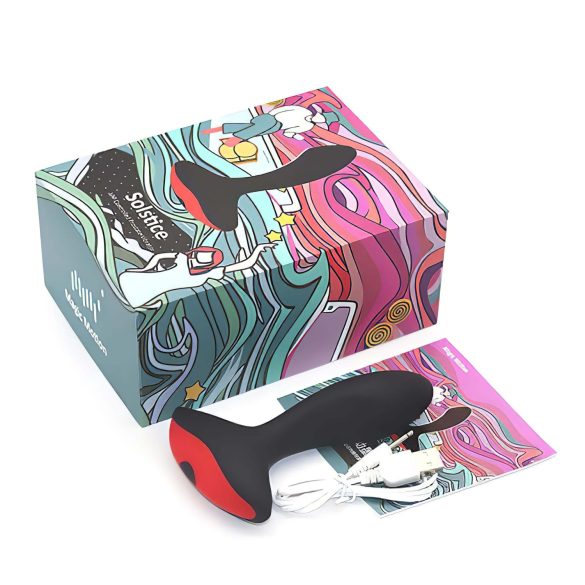 Magic Motion Solstice - vibrador de próstata inteligente recarregável preto