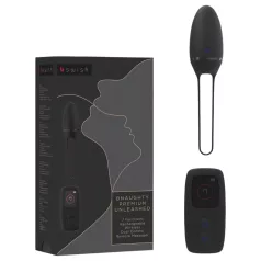   B SWISH Premium - ovo vibrador com controle remoto recarregável - preto