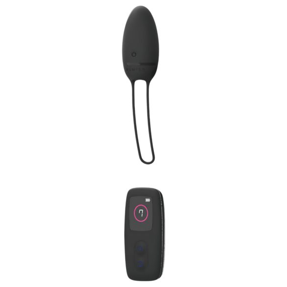 B SWISH Premium - ovo vibrador com controle remoto recarregável - preto