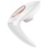 Satisfyer Pro 4 Couples - vibrador casal sucção recarregável - branco