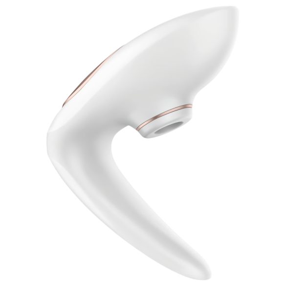 Satisfyer Pro 4 Couples - vibrador casal sucção recarregável - branco