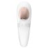 Satisfyer Pro 4 Couples - vibrador casal sucção recarregável - branco