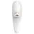 Satisfyer Pro 4 Couples - vibrador casal sucção recarregável - branco