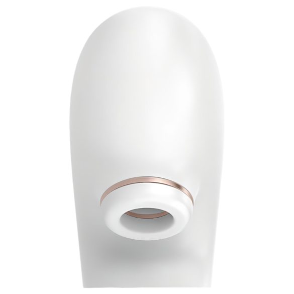 Satisfyer Pro 4 Couples - vibrador casal sucção recarregável - branco