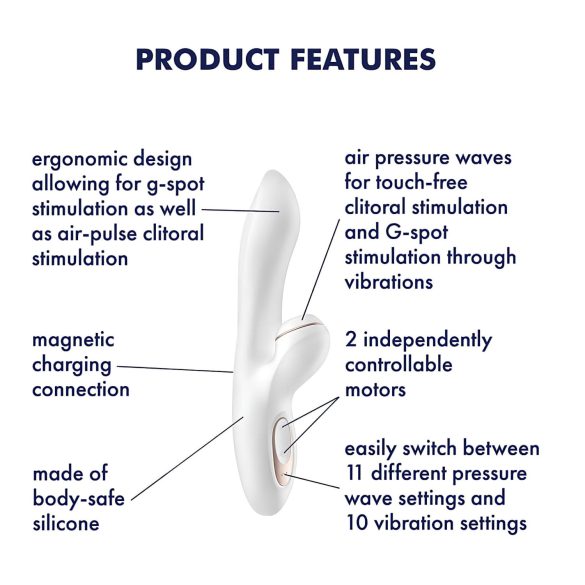 Satisfyer Pro+ G-spot - vibrador ponto G e estimulador clitóris