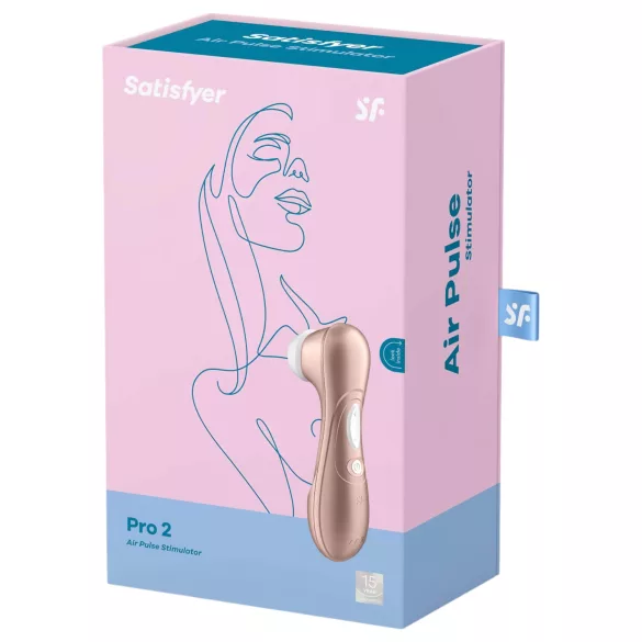 Satisfyer Pro 2 Gen2 - vibrador clitóris recarregável - marrom