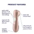 Satisfyer Pro 2 Gen2 - vibrador clitóris recarregável - marrom