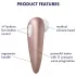 Satisfyer 1 Number One - sugador clitoriano onda de ar - marrom