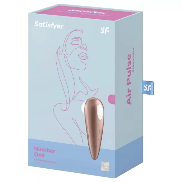 Satisfyer 1 Number One - sugador clitoriano onda de ar - marrom