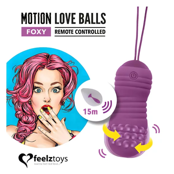FEELZTOYS - vibrador bullet ovo à prova d'água - roxo