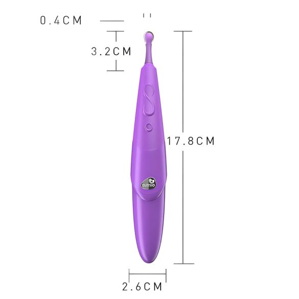 Zumio Soft - vibrador clitoriano recarregável - silicone lilás
