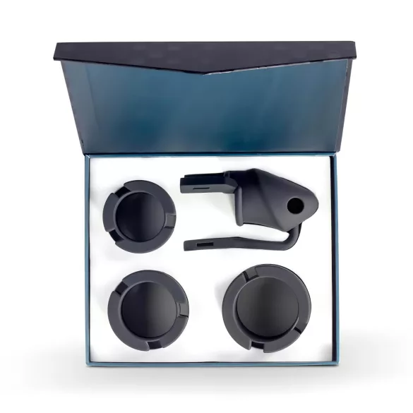 LOCK A WILLY - jaula peniana com cadeado - silicone preto