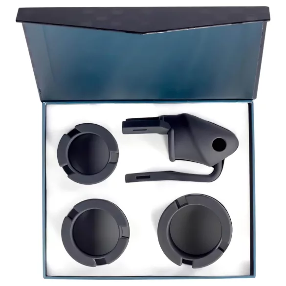 LOCK A WILLY - jaula peniana com cadeado - silicone preto