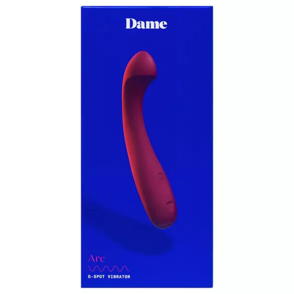 Dame Arc - vibrador ponto G recarregável - silicone rosa