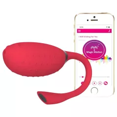   Magic Motion Fugu - vibrador em forma de ovo vestível controlado por app (vermelho)
