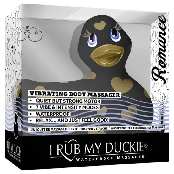 My Duckie Romance 2.0 - vibrador clitóris à prova d’água - preto dourado