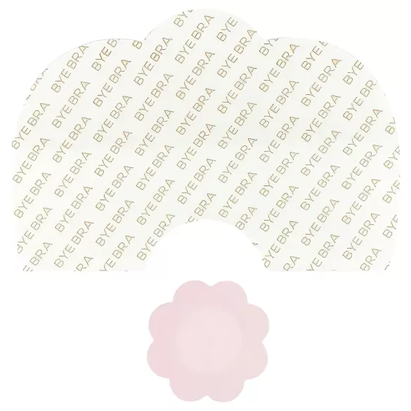 Bye Bra - adesivo levanta seios invisível - rosa - 6 unidades