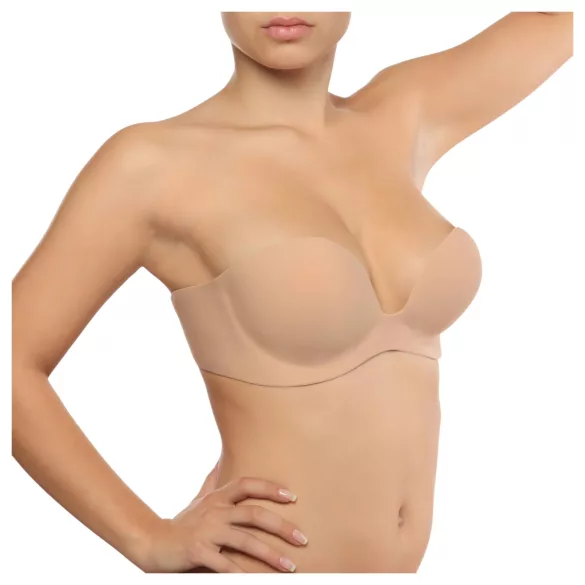 Bye Bra Gala C - sutiã push-up invisível (nude)