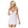 Obsessive - babydoll rendado e tanga - branco