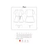 Robe Miamor Obsessive - roupão com mangas rendadas e tanga (preto)