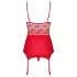 Obsessive Lovica - top rendado com ligas e tanga (vermelho)