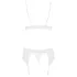 Obsessive - conjunto lingerie rendada - branco