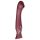 ZALO Queen - vibrador de ponto G e clitóris com sucção - silicone vermelho