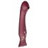 ZALO Queen - vibrador de ponto G e clitóris com sucção - silicone vermelho