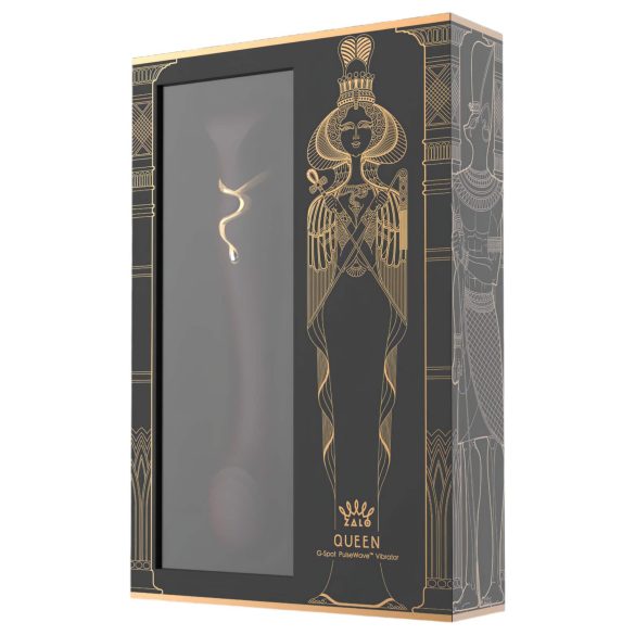 ZALO Queen - vibrador de ponto G e clitóris com sucção - silicone vermelho