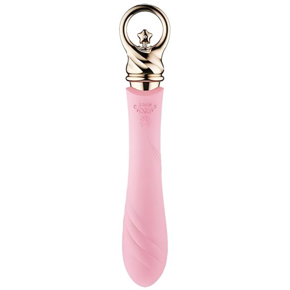 ZALO Courage Heating - vibrador ponto G recarregável luxo - silicone rosa