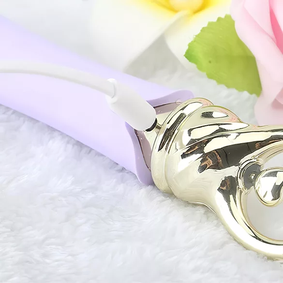 ZALO Confidence - vibrador massageador recarregável luxo - silicone lilás